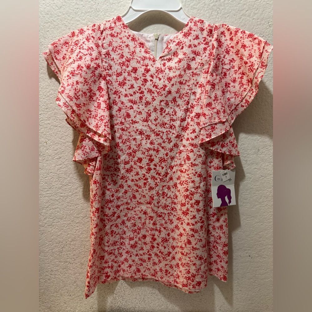 NWT Gabby by Lui Girls Size 7 Dress Pockets Cotton $54